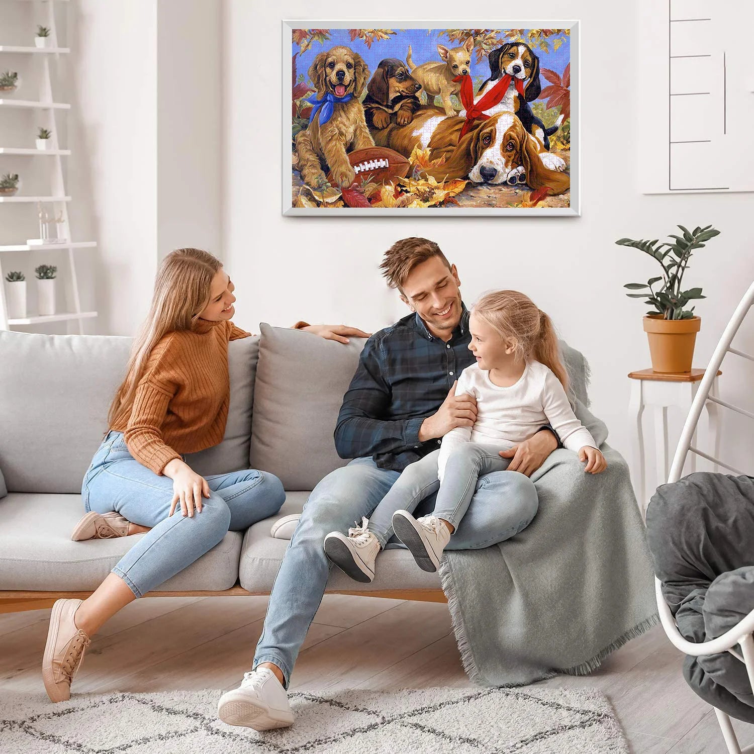 1000 Teile Puzzle - Mittelmeerhafen