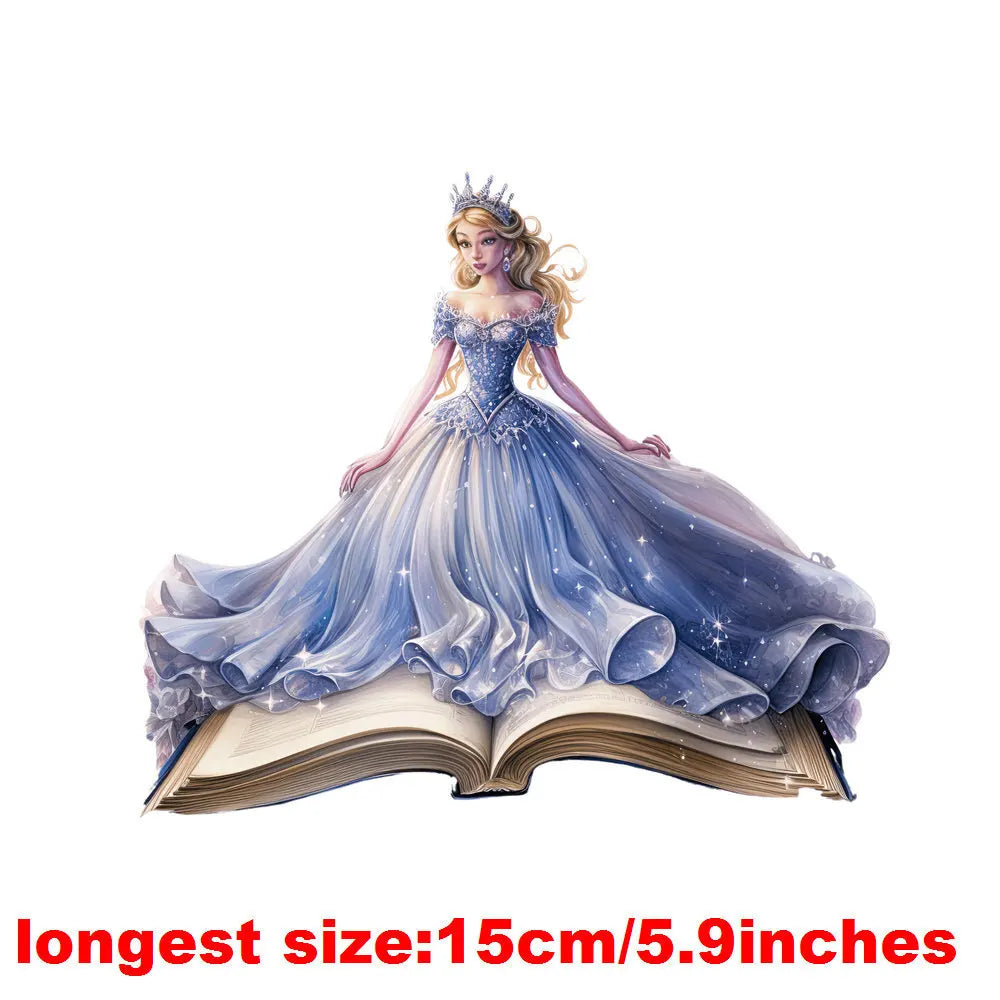 Bügelaufkleber - 15cm Traumland-Bücher