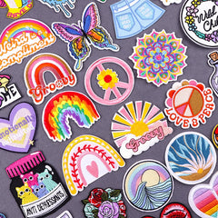 Bügelaufkleber - Pilz