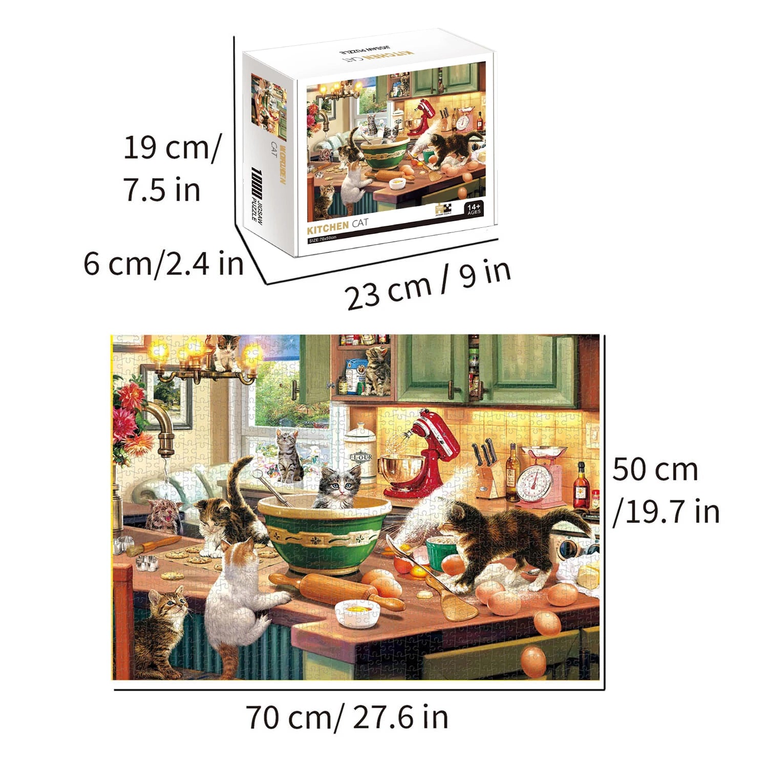 1000 Teile Puzzle - Segelschiffe