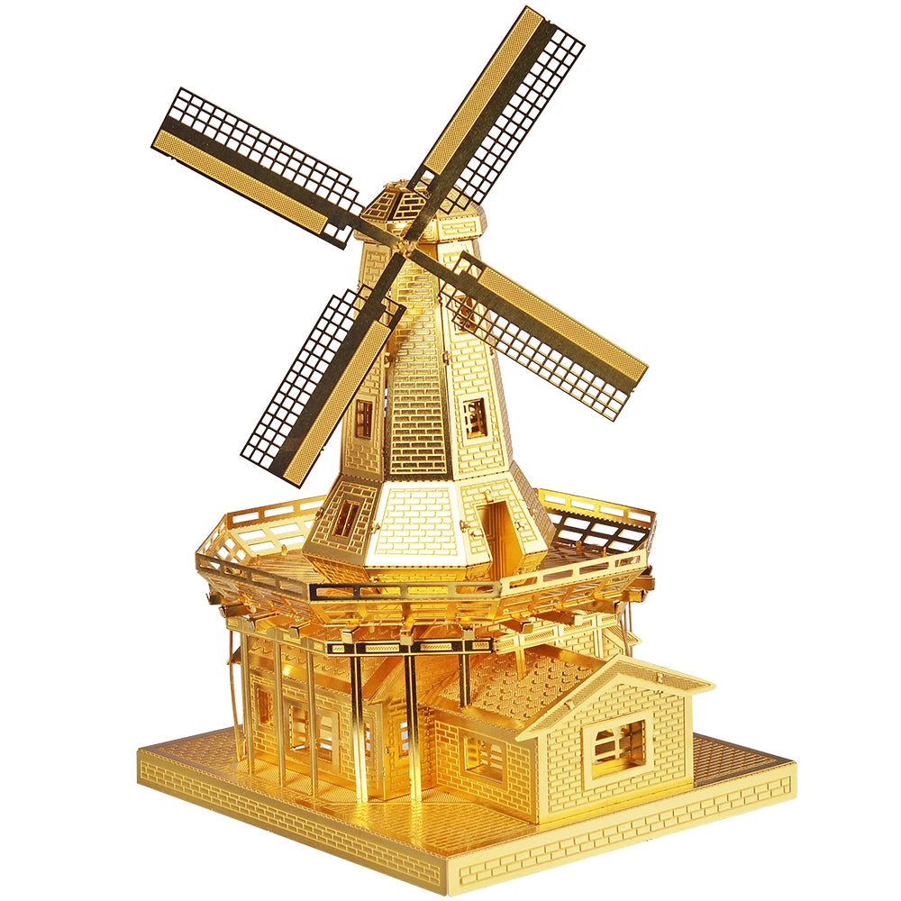 3D Metall-Puzzle - Holländische Windmühle