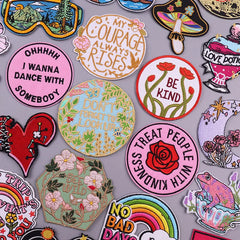 Bügelaufkleber - Wildblume