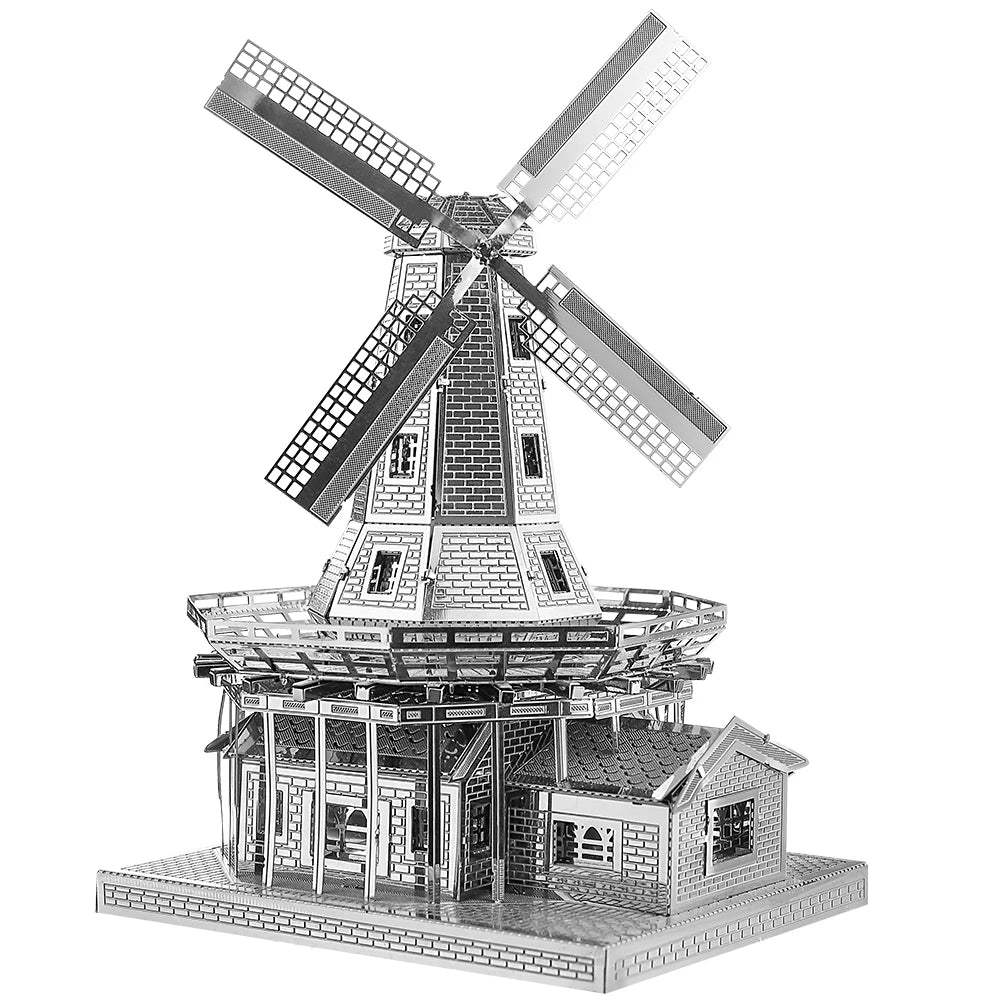 3D Metall-Puzzle - Holländische Windmühle