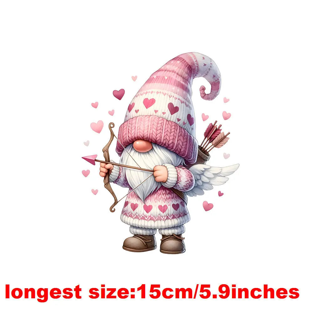 Bügelaufkleber - 15cm Herzelf