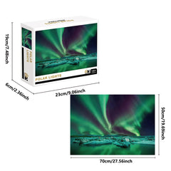 1000 Teile Puzzle - Polarlichter