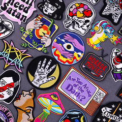 Bügelaufkleber - Böser Blick