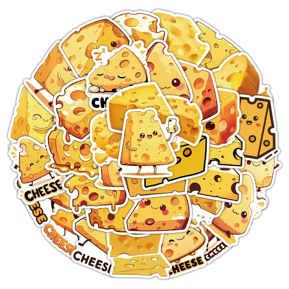 Sticker‑Set - Käse Meme‑Sticker (10‑50 Stk.)