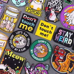 Bügelaufkleber - Katzen‑Psycho