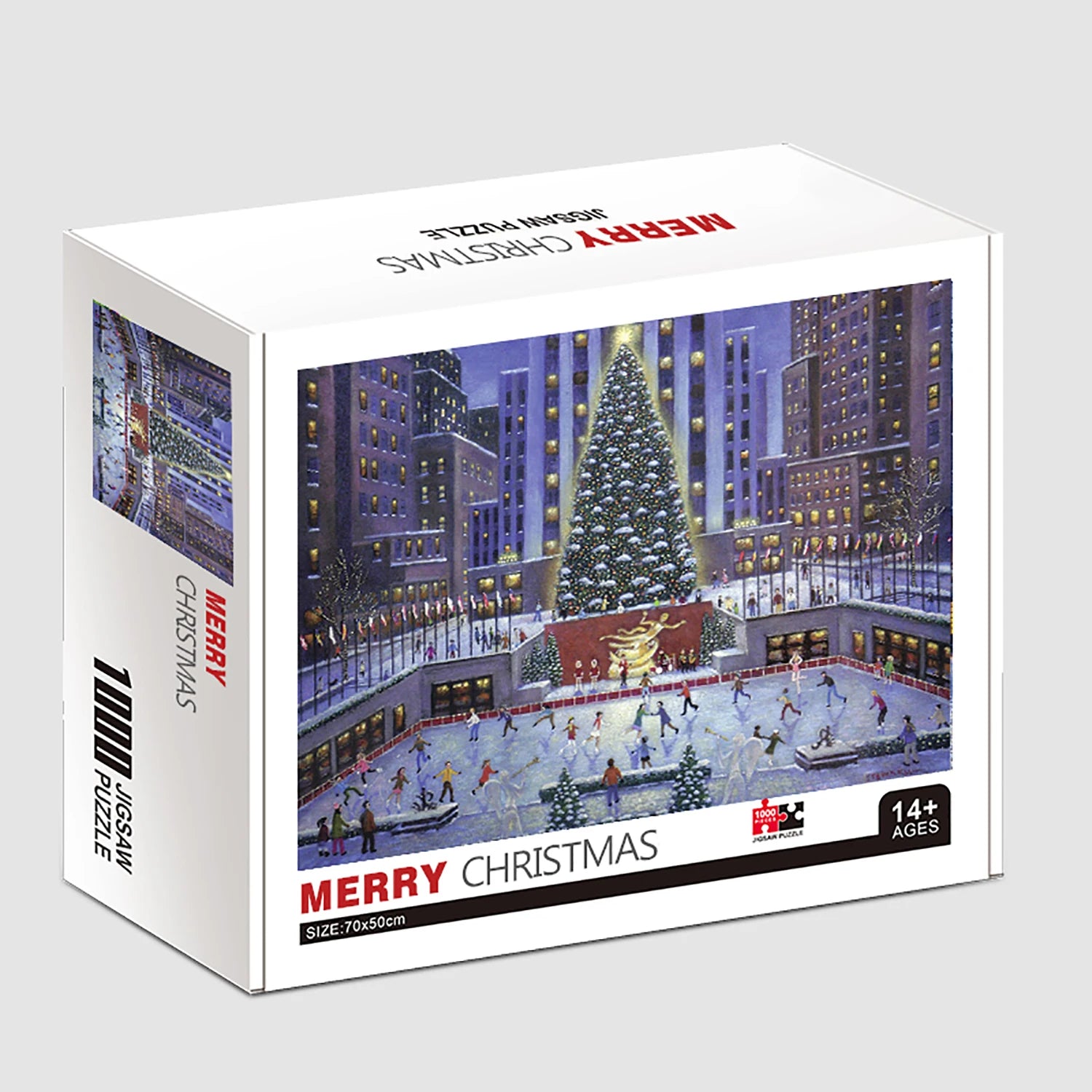 1000 Teile Puzzle - Frohe Weihnachten