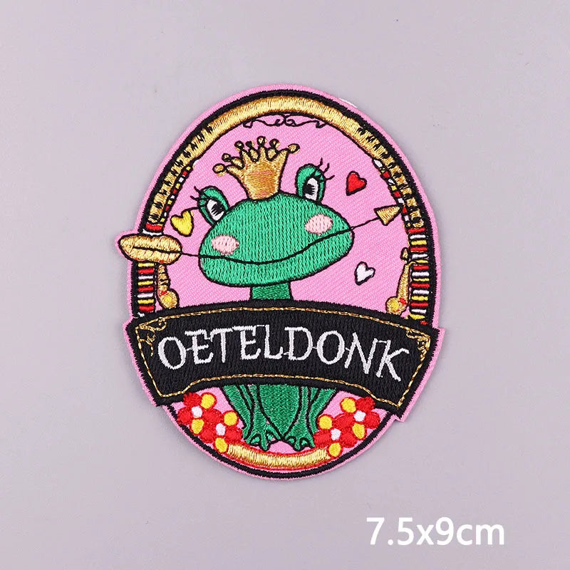 Bügelaufkleber - Frosch