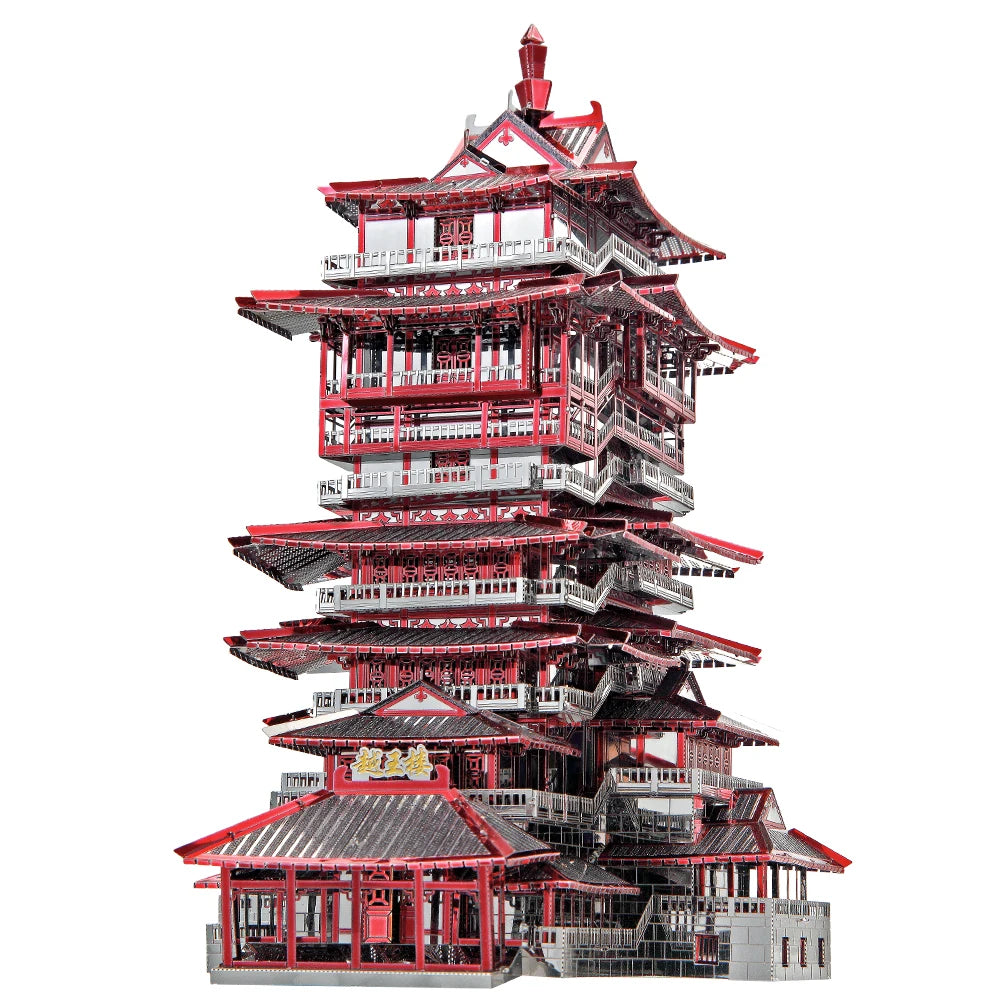 3D Metall-Puzzle - Chinesische Gebäude