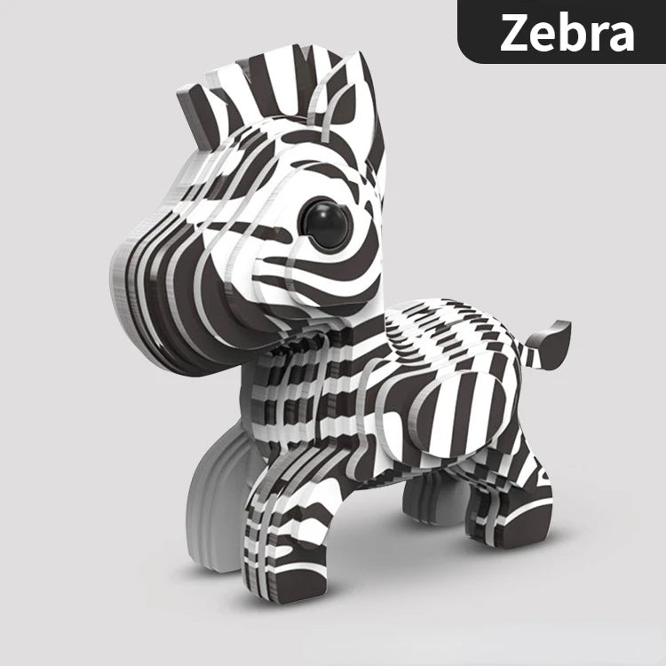 3D Puzzle - Kindergarten Tiere