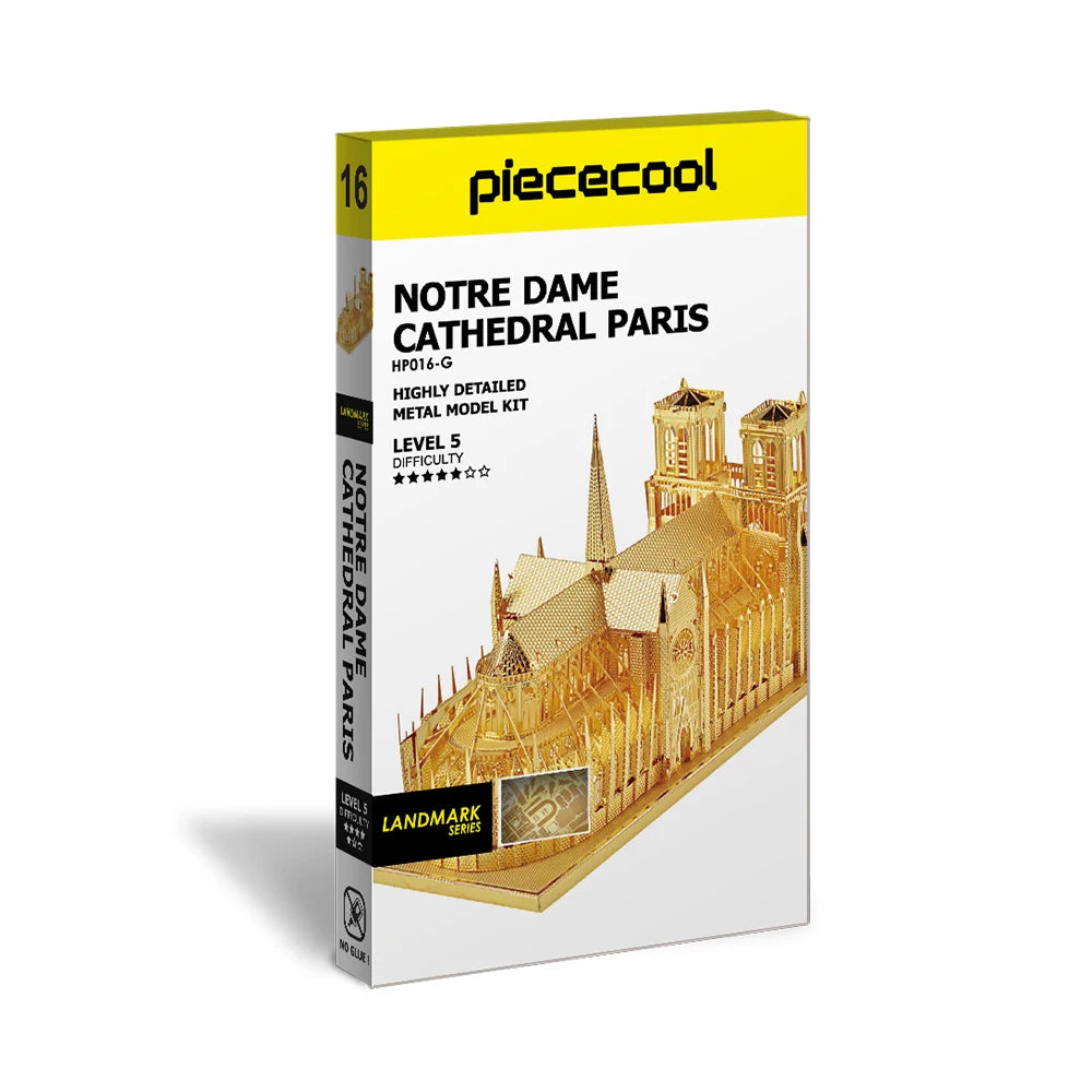 3D Metall-Puzzle - Notre Dame
