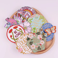 Bügelaufkleber - Wildblume