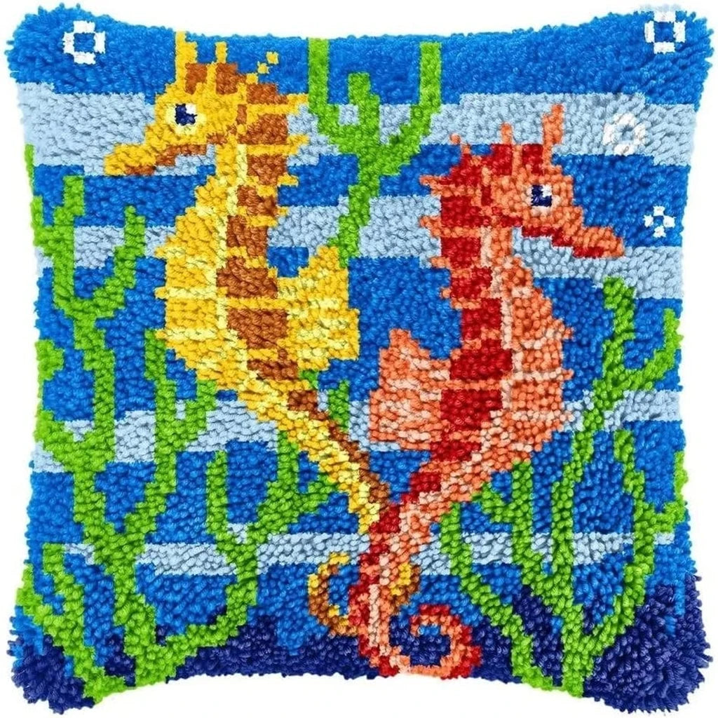 Knüpfset - Einhorn Knüpfkissen‑ & Teppich‑Set