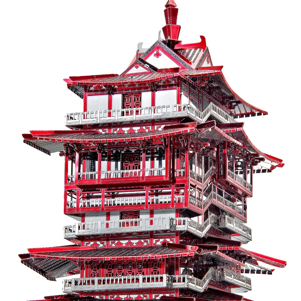 3D Metall-Puzzle - Yuewang Turm