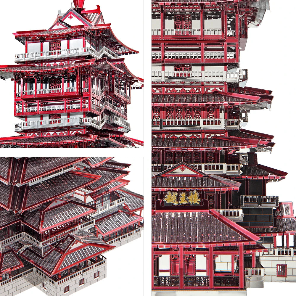 3D Metall-Puzzle - Yuewang Turm