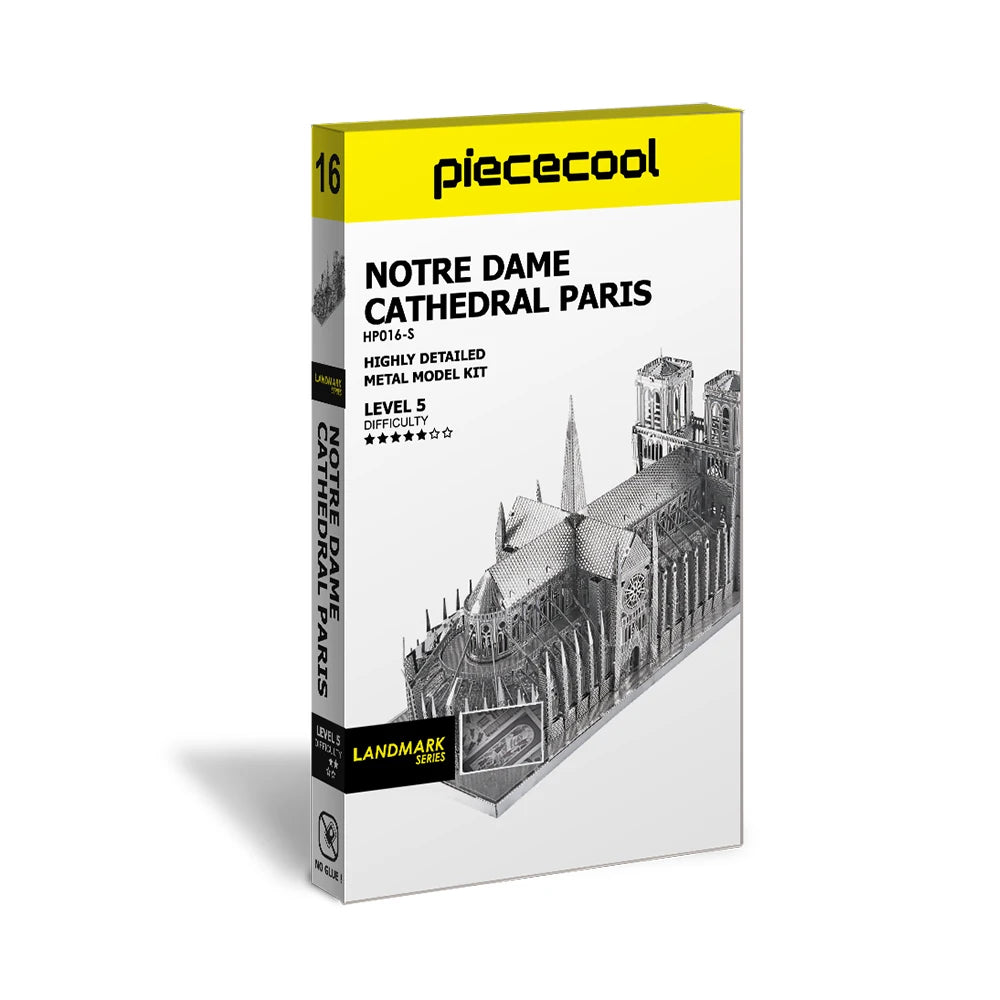 3D Metall-Puzzle - Notre Dame