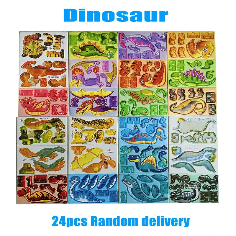 3D Schaumstoff-Puzzle - 12-24 Tiere