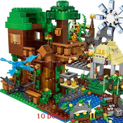 Magnetische Bausteine - Village & Tree‑House Set 2024