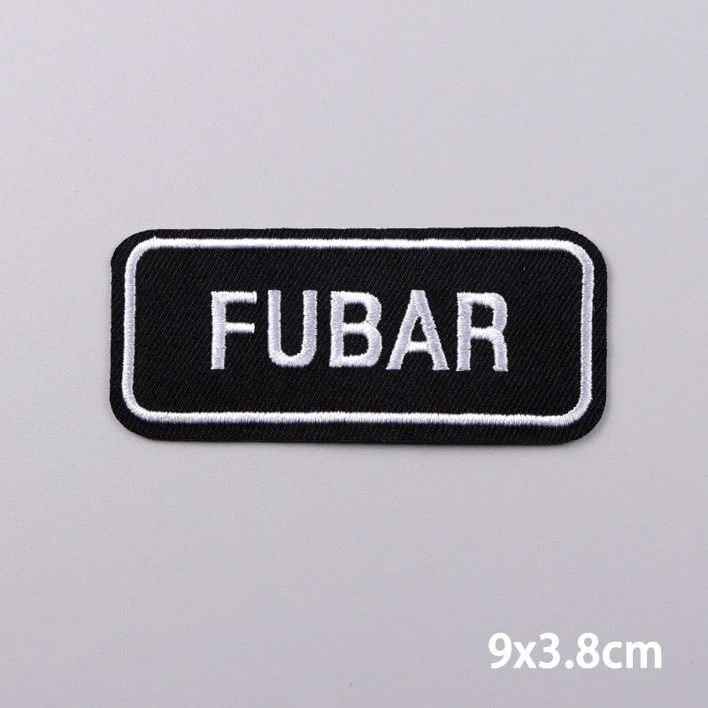 Bügelaufkleber - Slogan