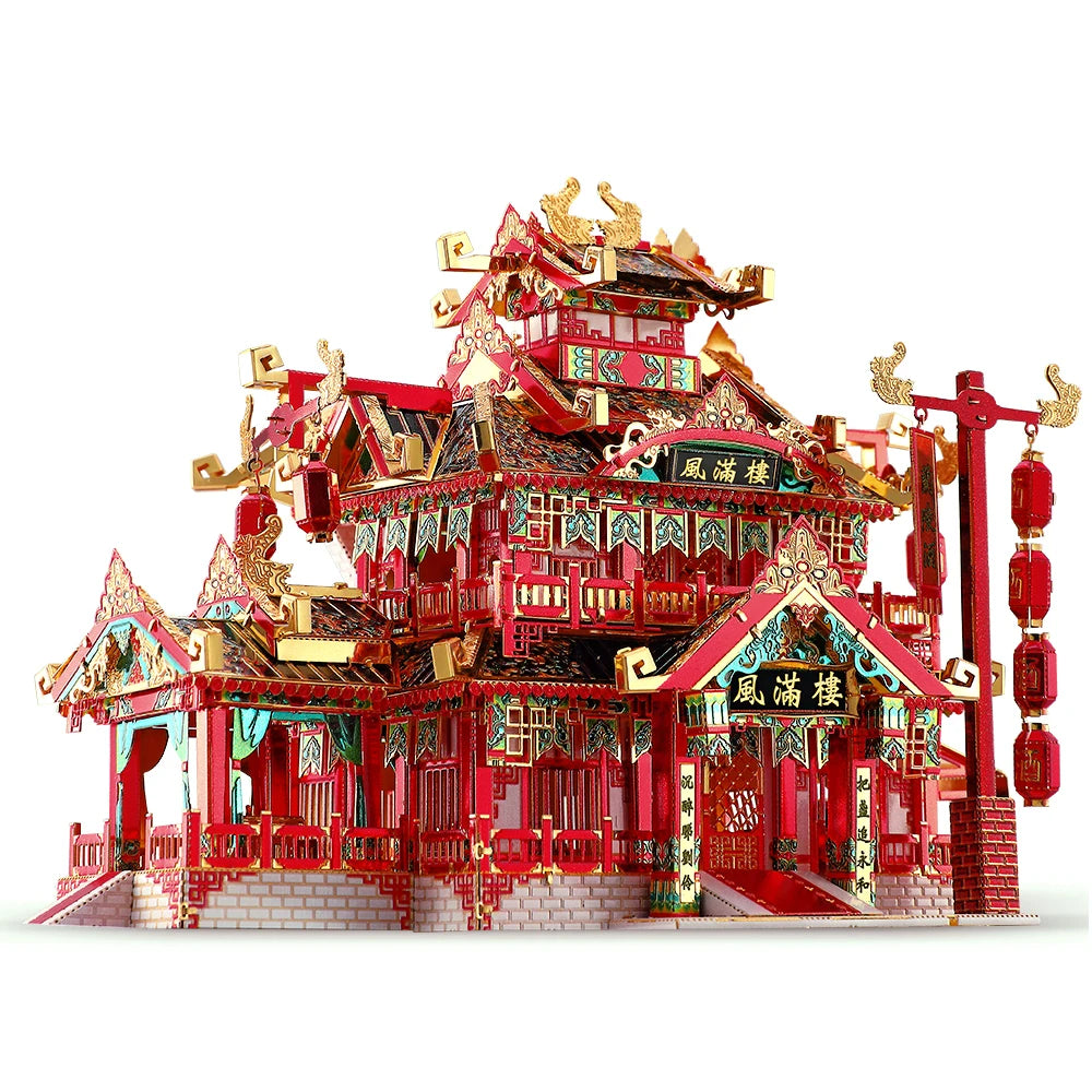 3D Metall-Puzzle - Chinesische Gebäude