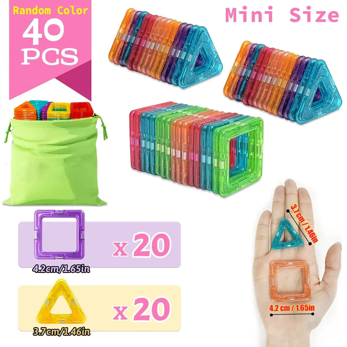 Magnetbausteine - Montessori-Lernspielzeug