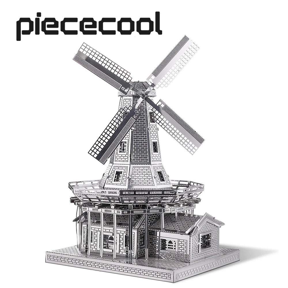 3D Metall-Puzzle - Holländische Windmühle