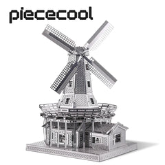 3D Metall-Puzzle - Holländische Windmühle