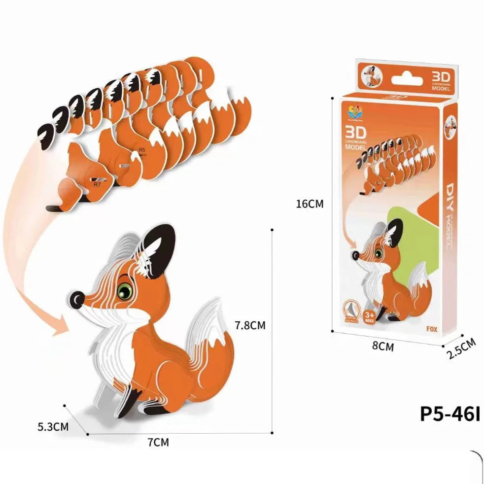 3D Puzzle - Cartoon Dinosaurier