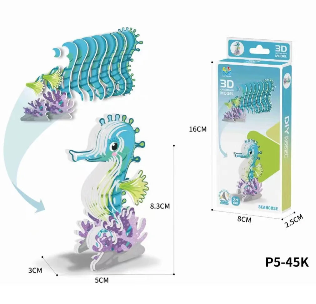 3D Puzzle - Cartoon Dinosaurier