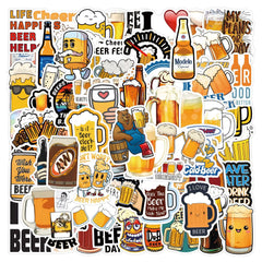 Sticker‑Set - Bier Cartoon‑Sticker (10‑110 Stk.)