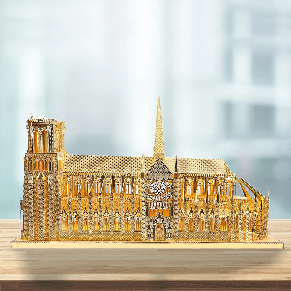 3D Metall-Puzzle - Notre Dame