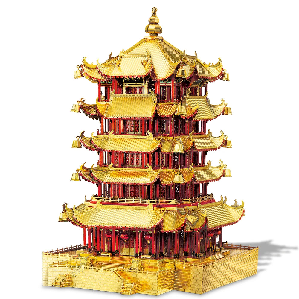 3D Metall-Puzzle - Chinesische Gebäude