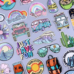 Bügelaufkleber - Meereswelle