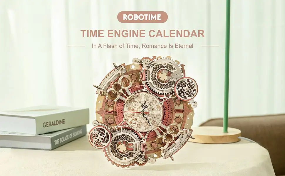 3D Holz-Puzzle - Wanduhr