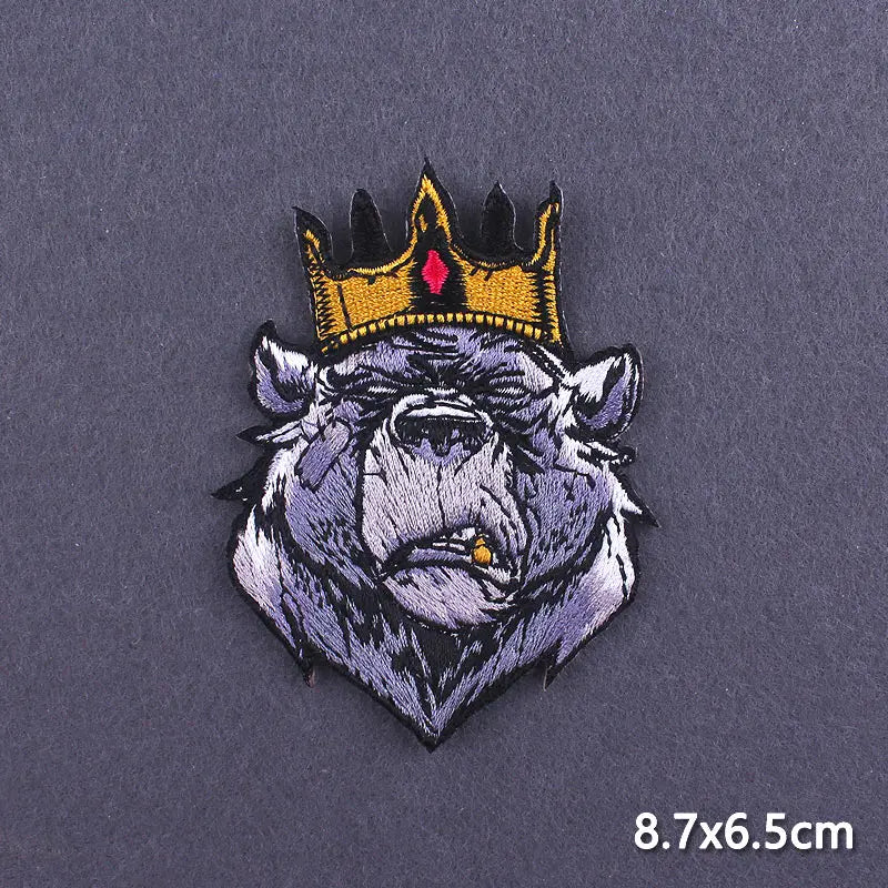 Bügelaufkleber - Löwenkatze