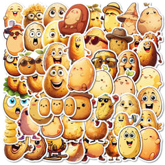 Sticker‑Set - Kartoffel Fun‑Sticker (10‑50 Stk.)