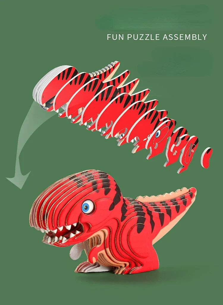3D Puzzle - Jurassic Dinosaurier