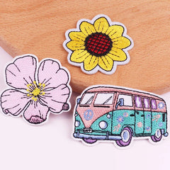 Bügelaufkleber - Wildblume