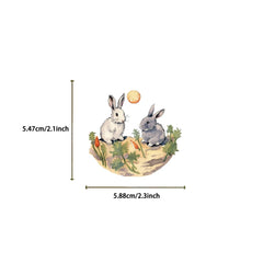 Sticker-Set - 50 Kaninchen