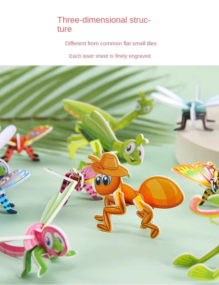 3D Schaumstoff-Puzzle - 12-24 Tiere