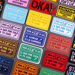 Bügelaufkleber - Iron