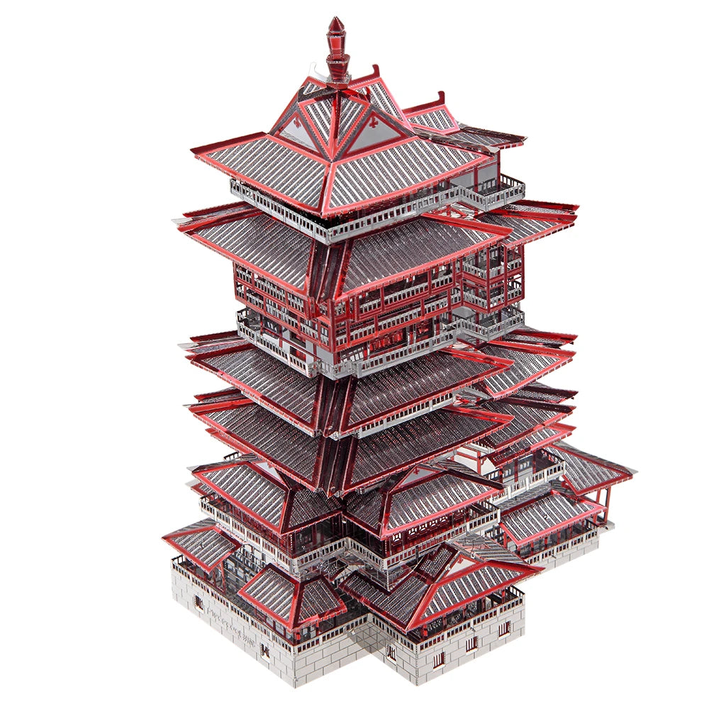 3D Metall-Puzzle - Yuewang Turm