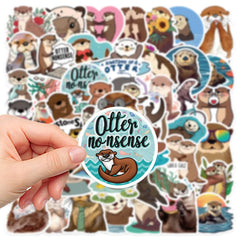 Sticker-Set - Niedliche Otter (10/30/50 Stück)