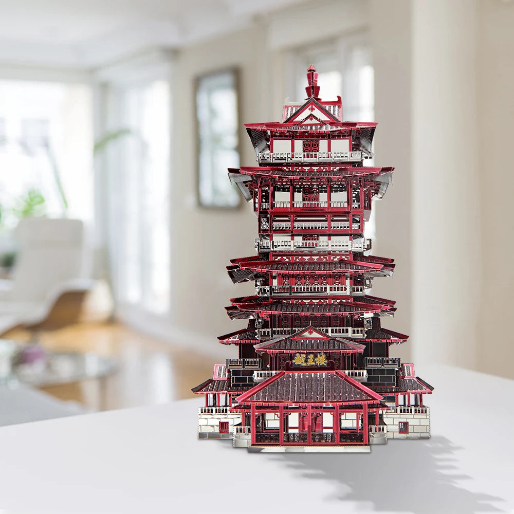 3D Metall-Puzzle - Chinesische Gebäude