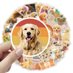 Sticker-Set - Golden Retriever (10/30/54 Stück)
