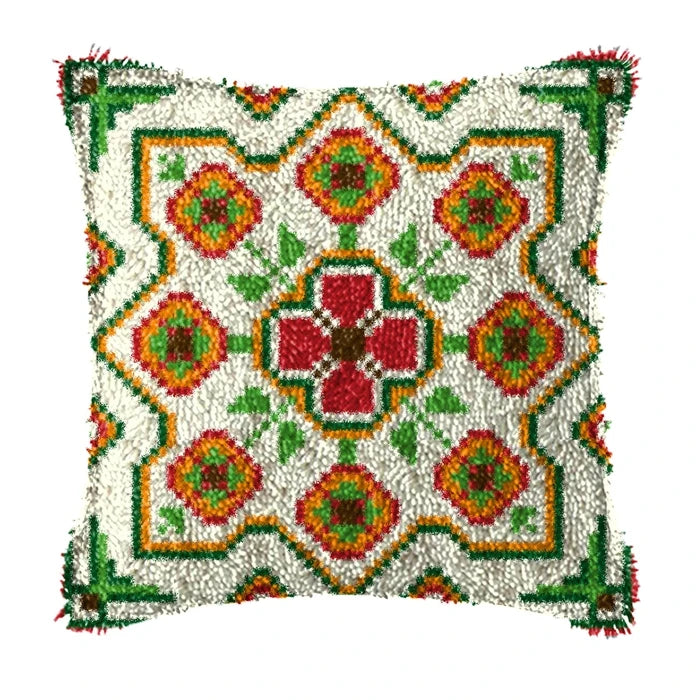 Knüpfset - Einfaches Muster für Kissen