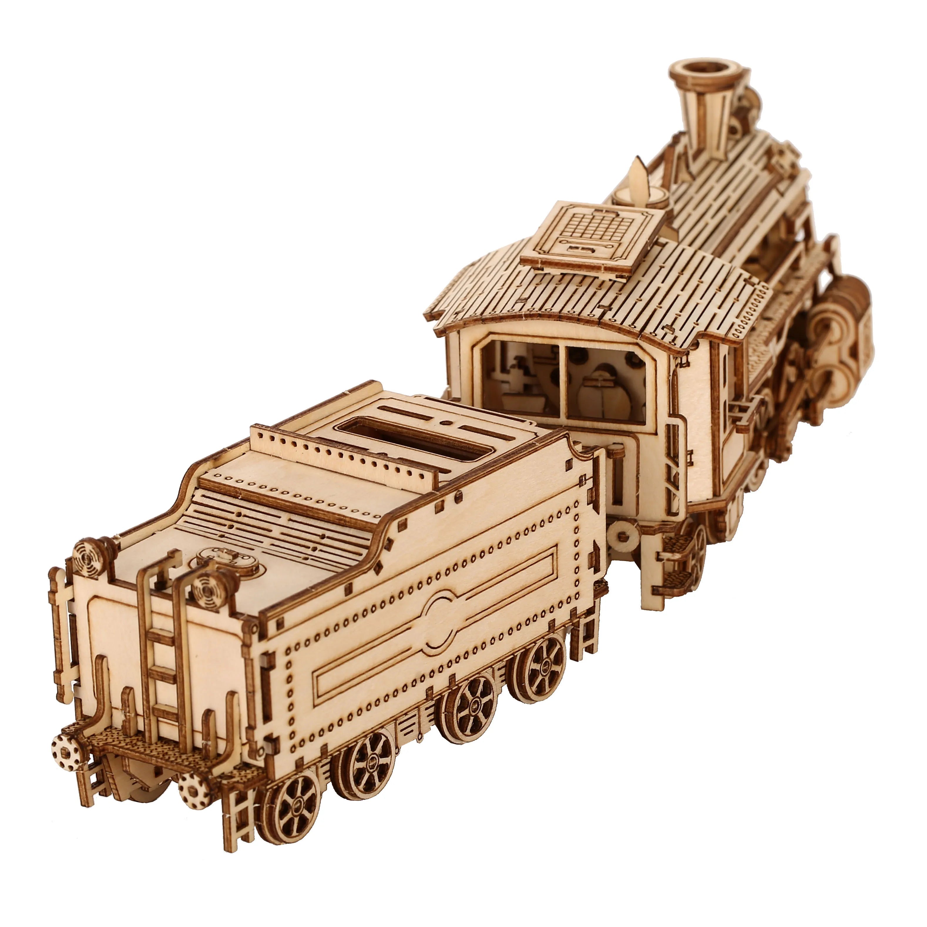 3D Holz-Puzzle - Lokomotive