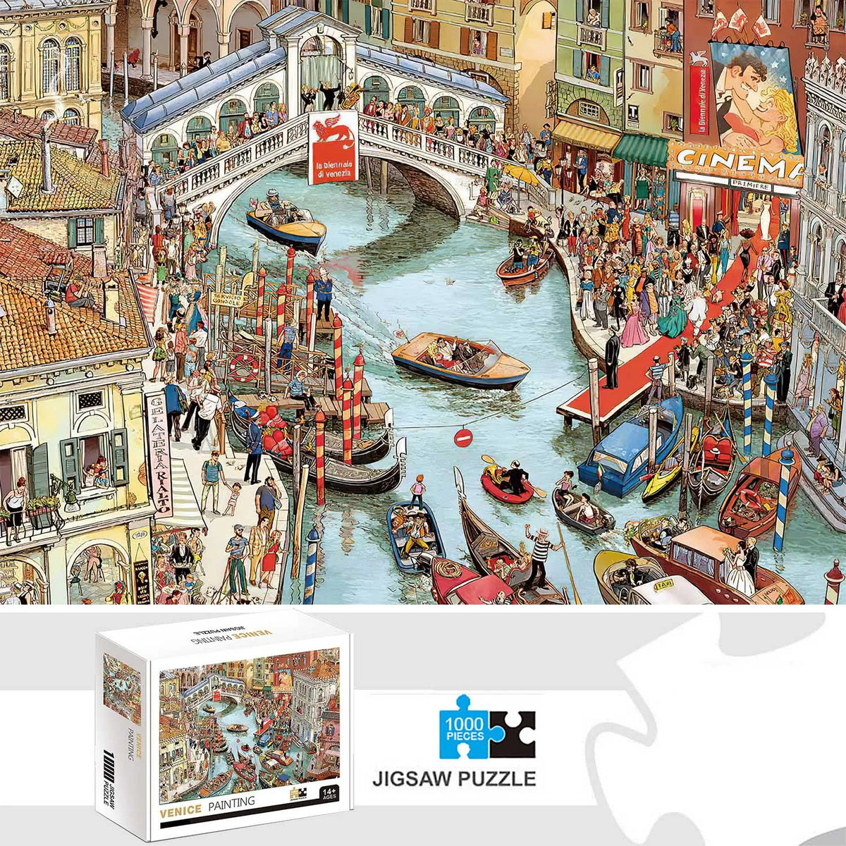 1000 Teile Puzzle - Ägäisches Meer